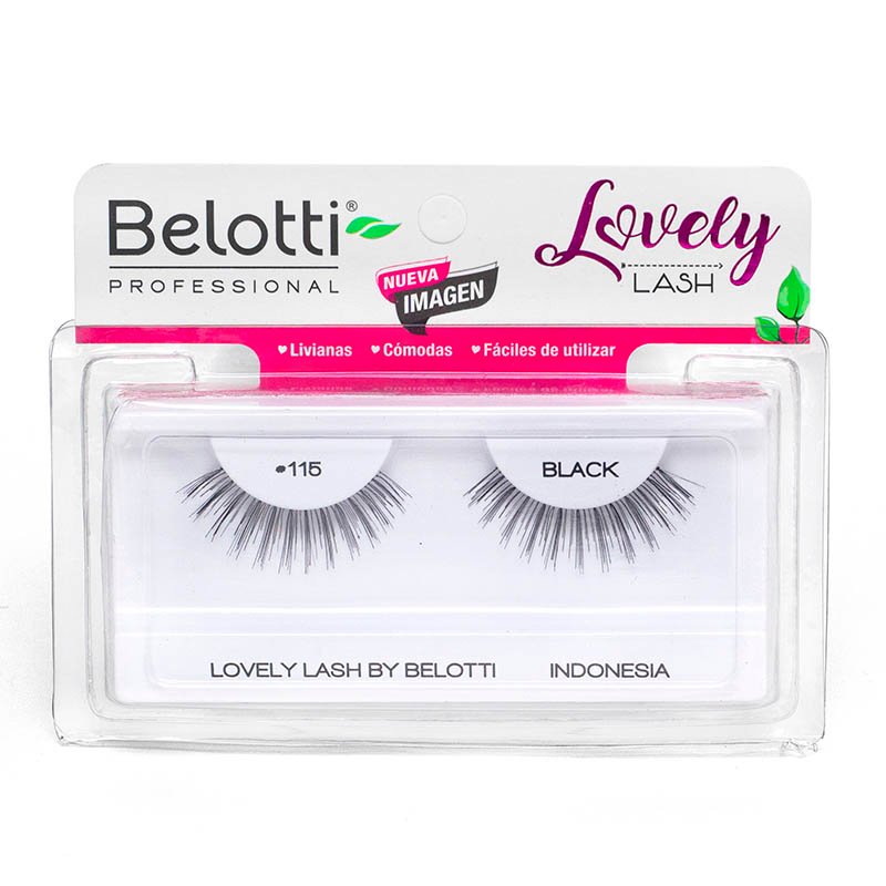 Pestañas Lovely Lash #115 Black