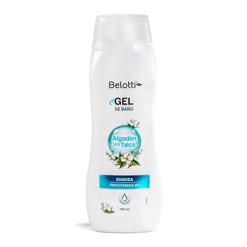Belotti Gel de Baño Algodón y Talco x 750ml