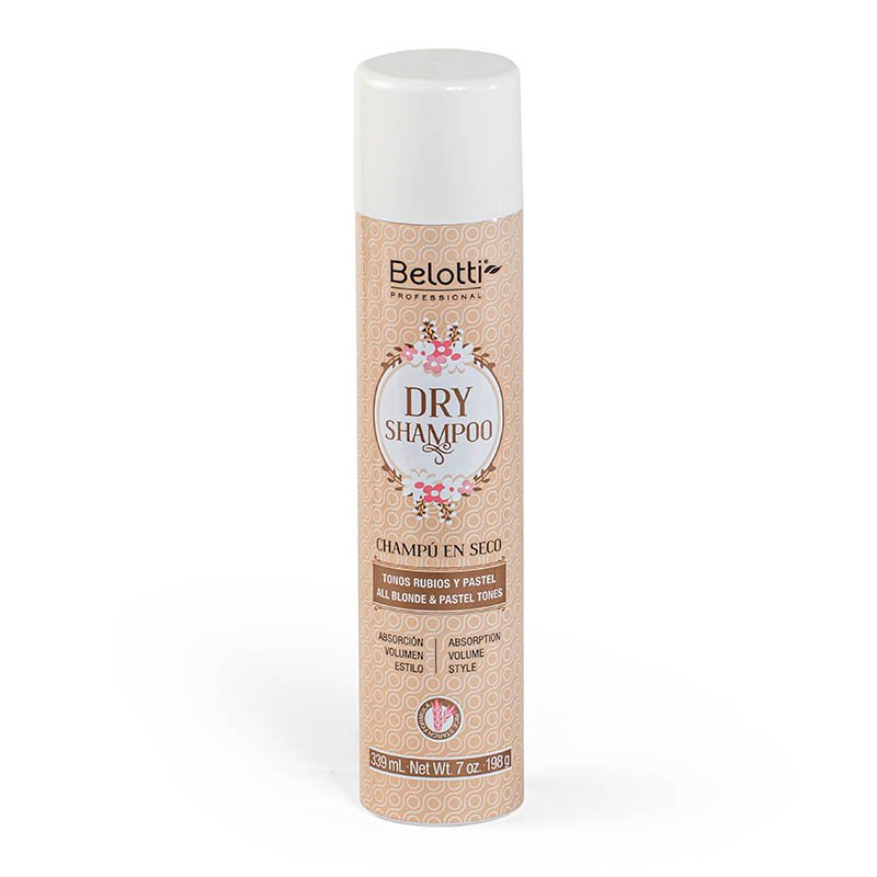 Shampoo en Seco Para Cabellos Rubios y Tonos Pastel Belotti 339mL