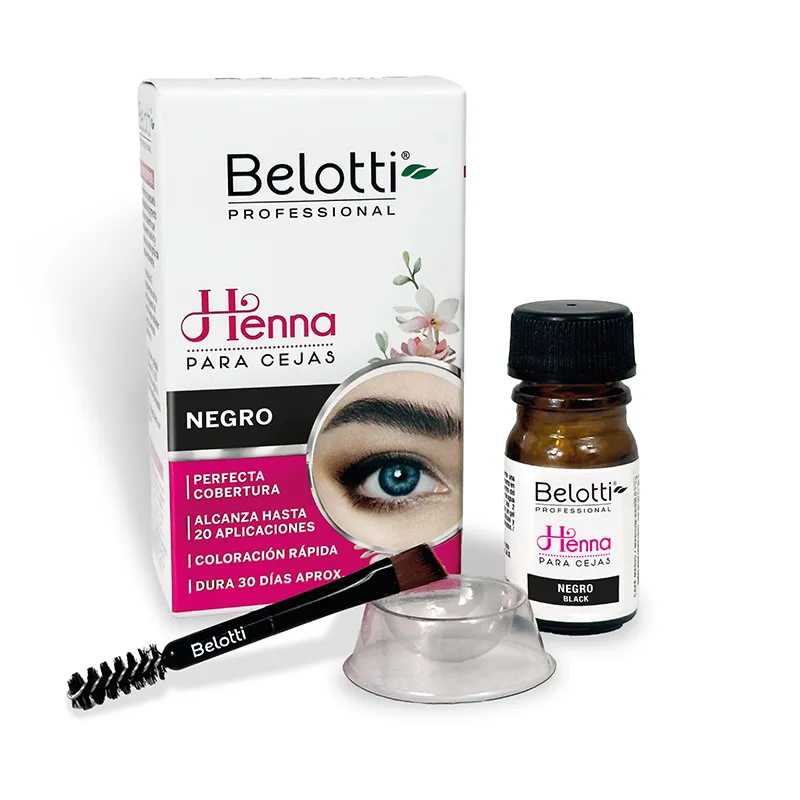 Henna Para Cejas - Color Negro 3g