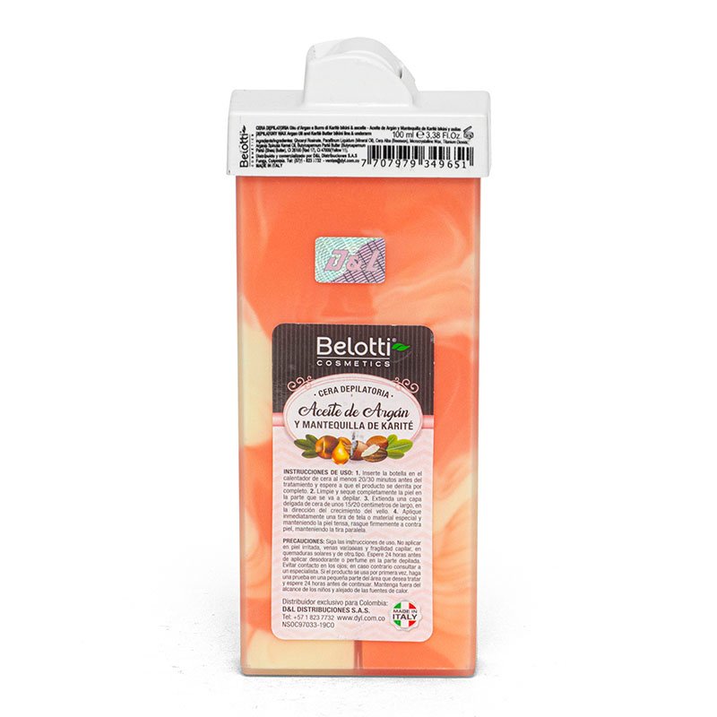 Cera Depilatoria Roll On Para Bikini - Aceite de Argán - Belotti