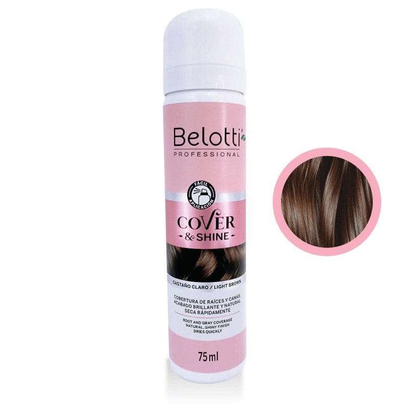BELOTTI COVER & SHINE TONO CASTAÑO CLARO  75ML