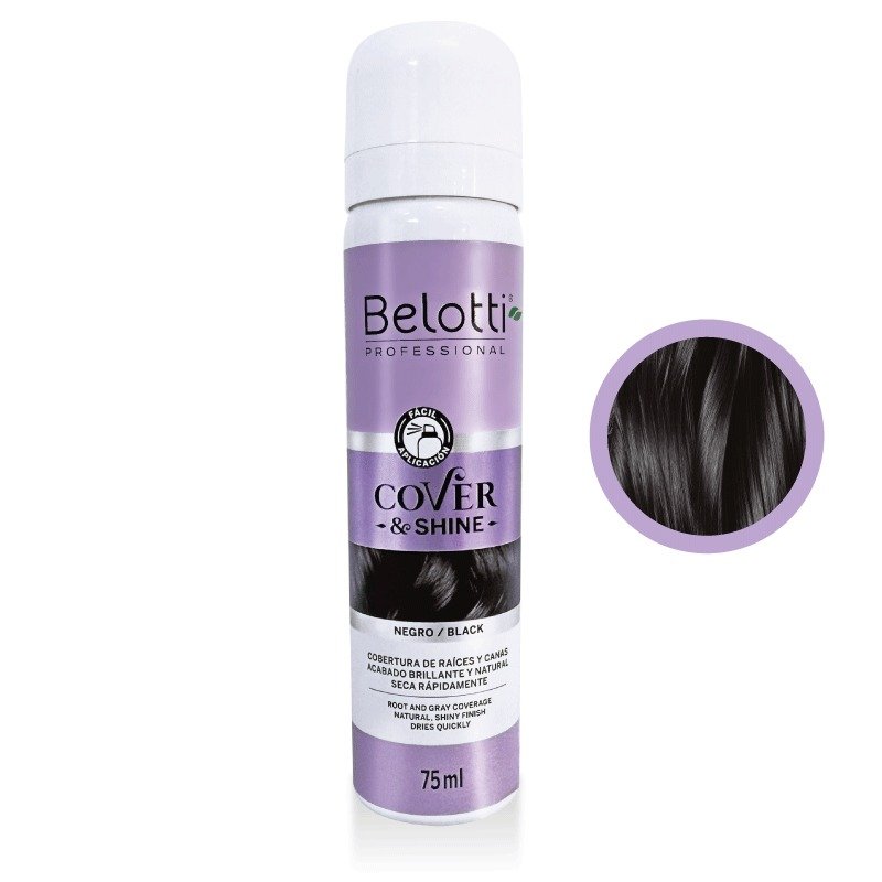 BELOTTI COVER & SHINE TONO NEGRO  75ML