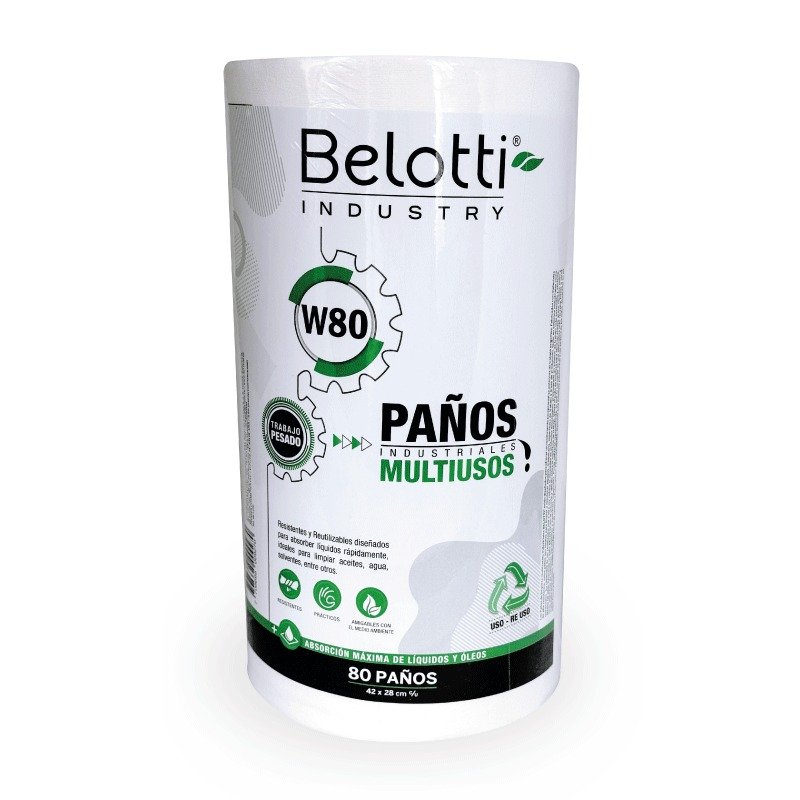 Toallas Industriales W80 X88- Belotti